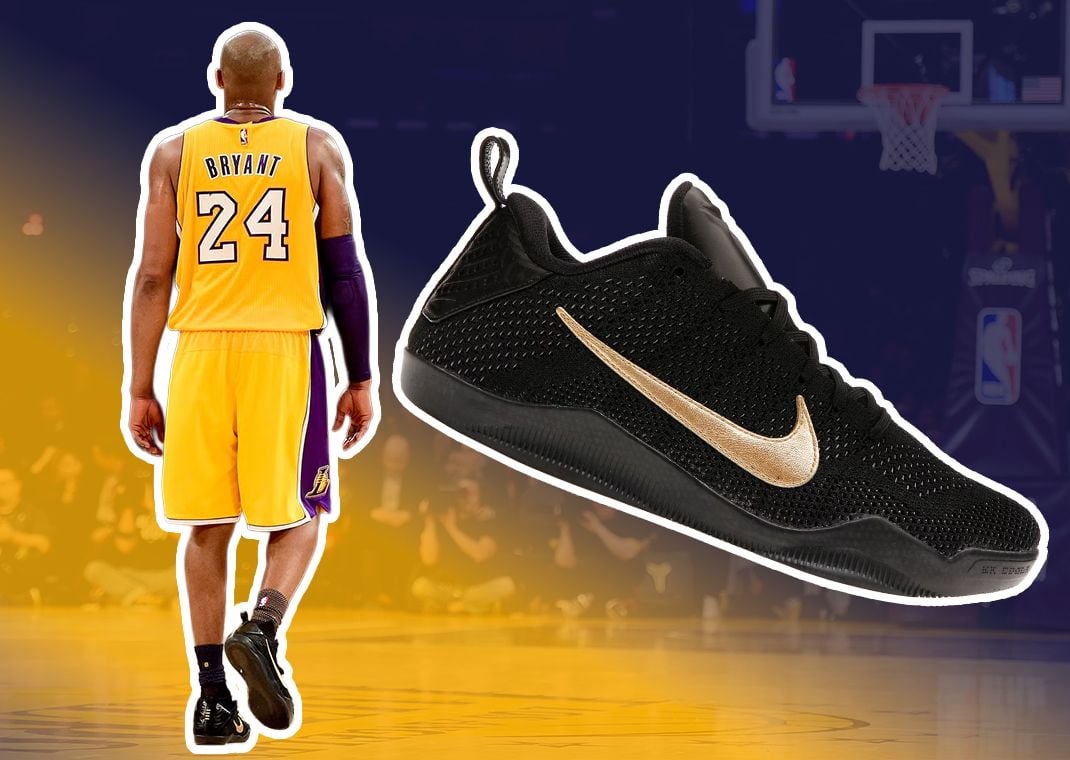 Kobe Bryant in the Nike Kobe 11 Elite Fade To Black