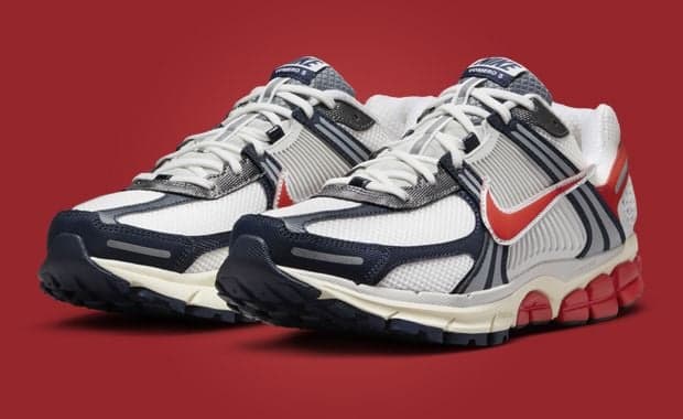Nike Zoom Vomero 5 White Navy Red (W)