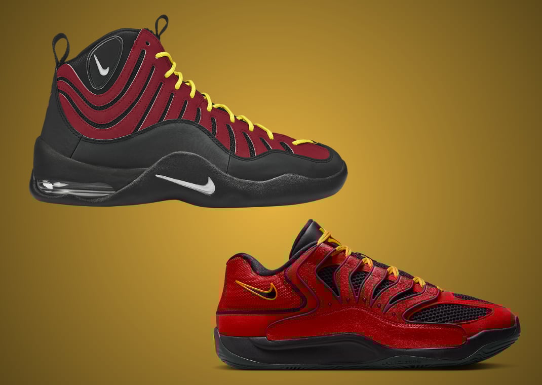 Nike Air Bakin OG (2014) and the Nike KD 18 Air Bakin