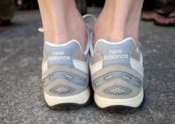 AURALEE x New Balance 204L Grey Heel