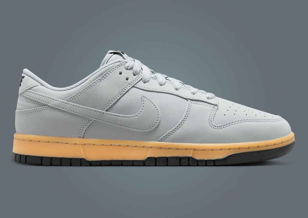 Nike Dunk Low Retro Wolf Grey Gum Lateral