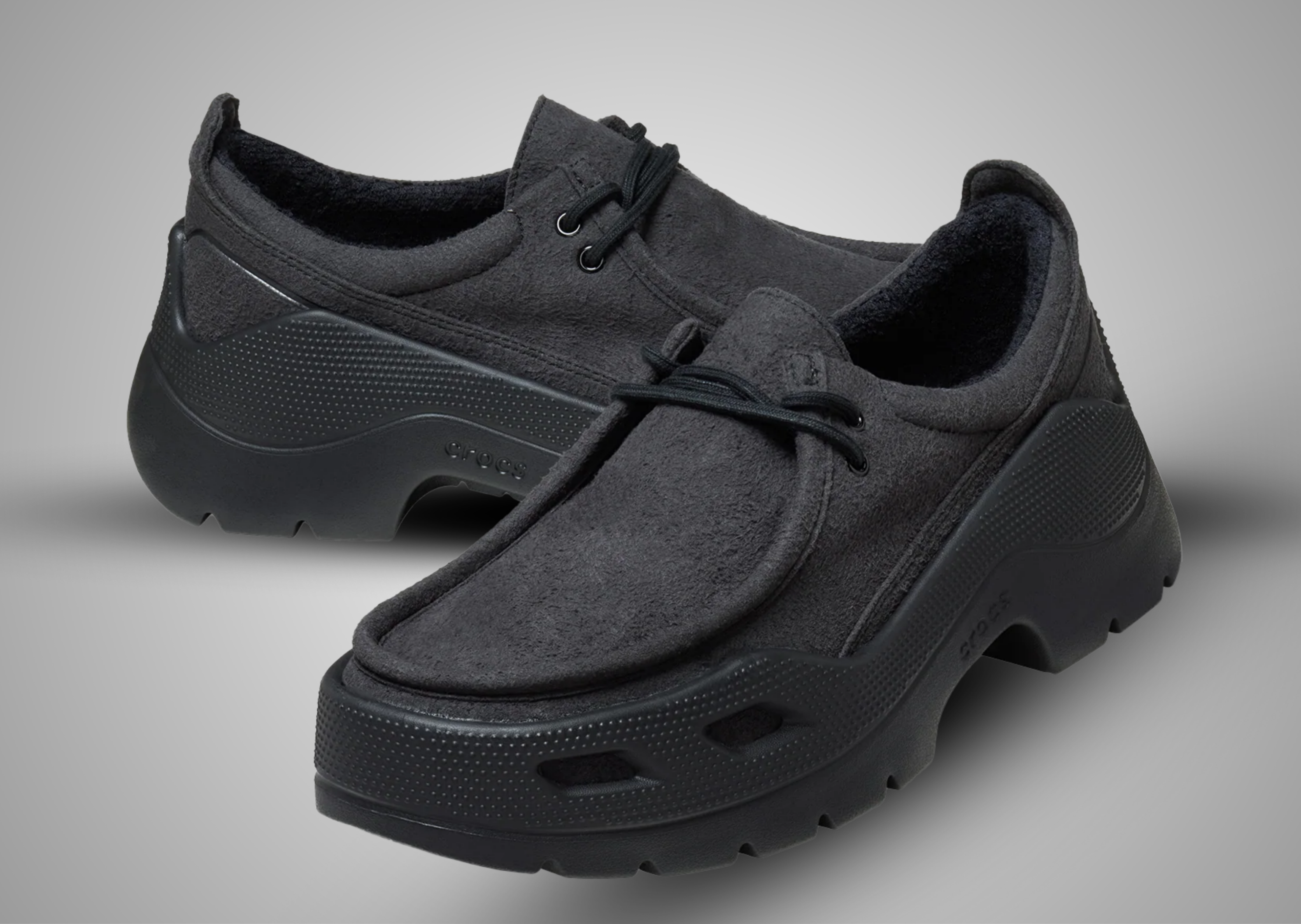 NWT - CROCS Gallery EXP Gallery Shoe charcoal grey and black Unisex Crocs EXP Gallery Shoes 灰黑色– Sunrise.tw main image 4