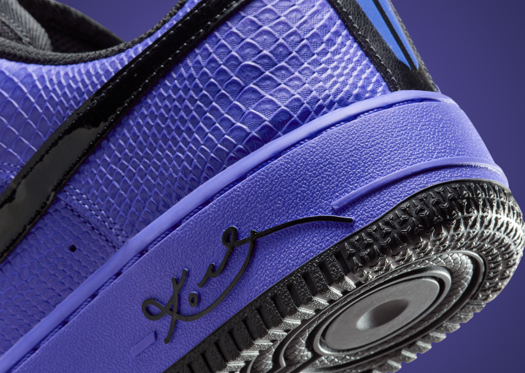 FC Barcelona x Kobe Bryant x Nike Air Force 1 Low Protro Heel Detail