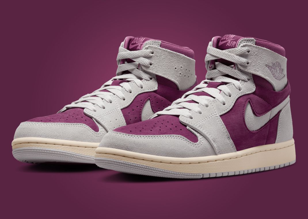 Air Jordan 1 High Zoom CMFT 2 Bordeaux Neutral Grey (W)