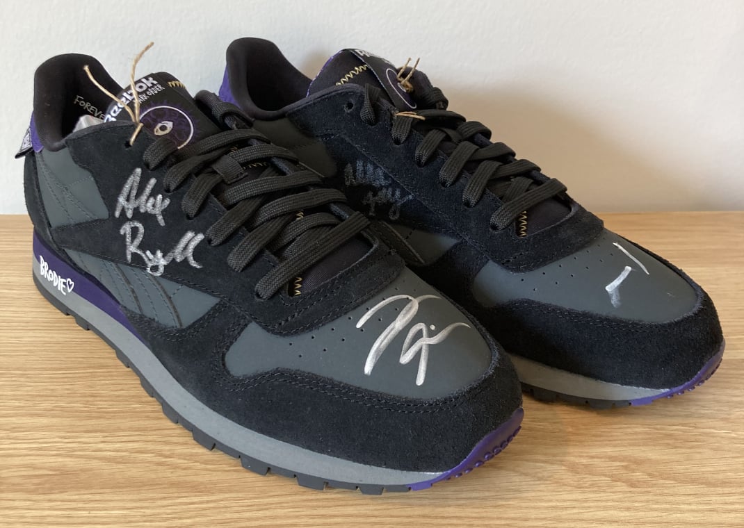 Signed AEW x Reebok Classic Leather Brodie Lee