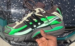 Chief Keef Just Debuted a Brown and Slime Green Colorway of Pharrell's adidas Jellyfish