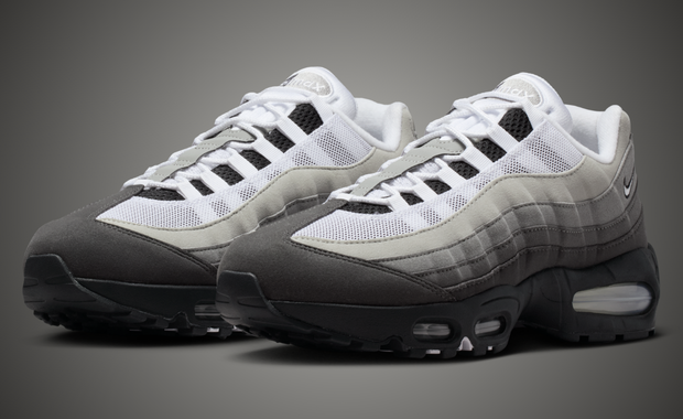 Official Images of the Nike Air Max 95 Granite Show Soft Suede and Bright White Mesh