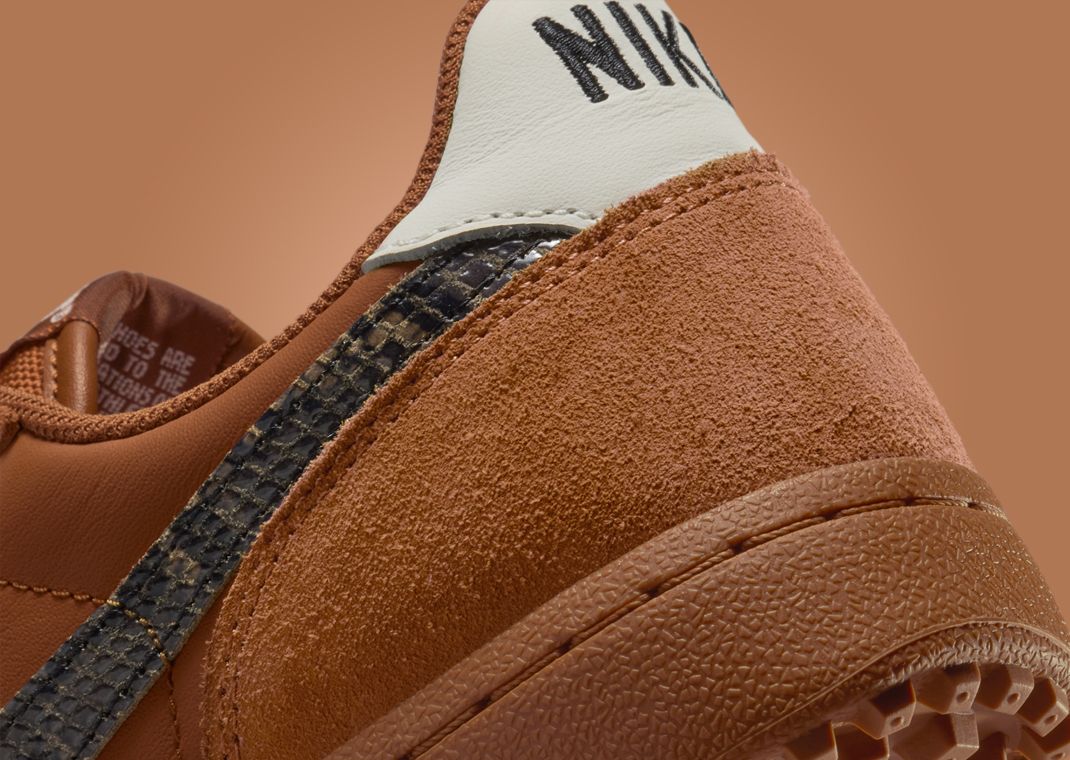 Nike Field General Snakeskin Light British Tan Heel Detail
