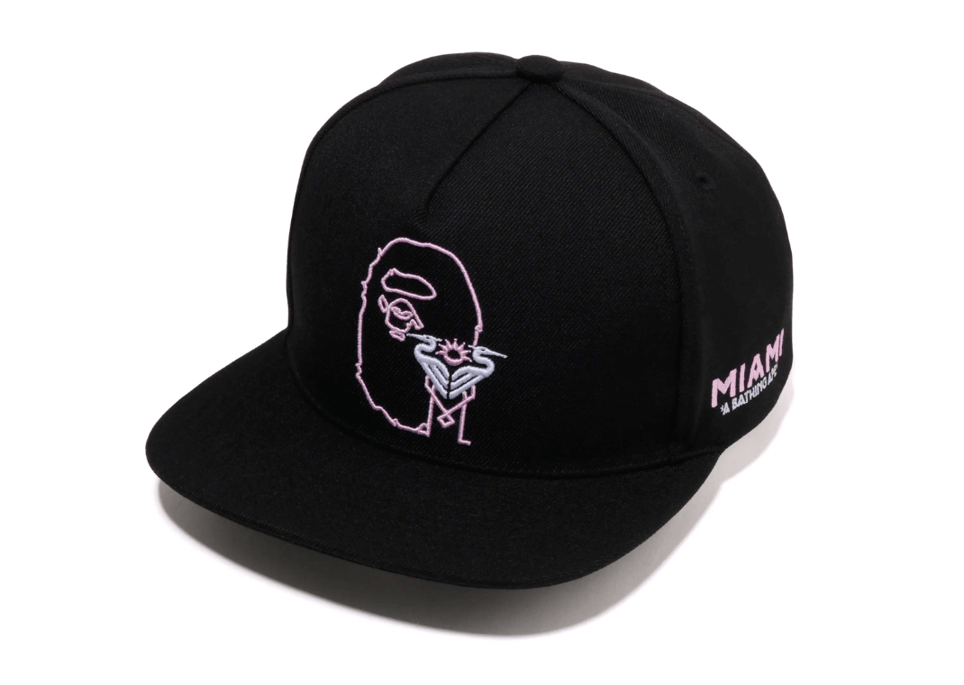 BAPE® x INTER MIAMI CF SNAP BACK CAP - $159