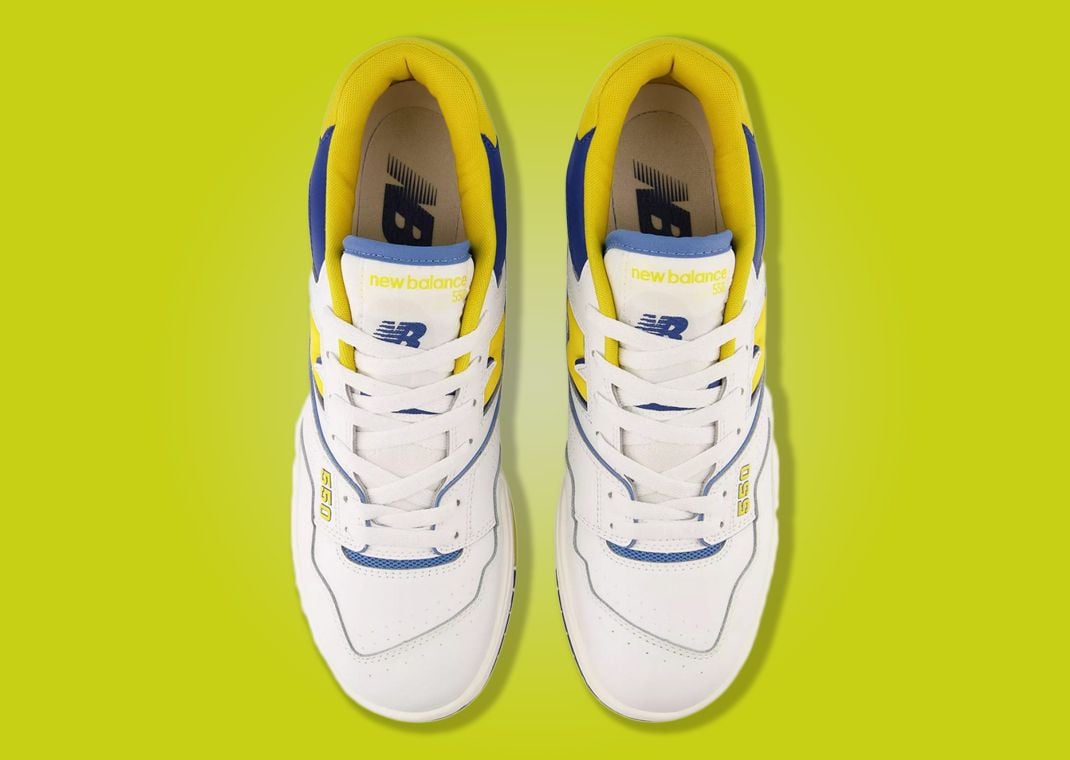 New Balance 550 LA Rams ニューバランス550 LAラムズ New Balance 550 LA Rams White Honeycomb Shoes - YouTube