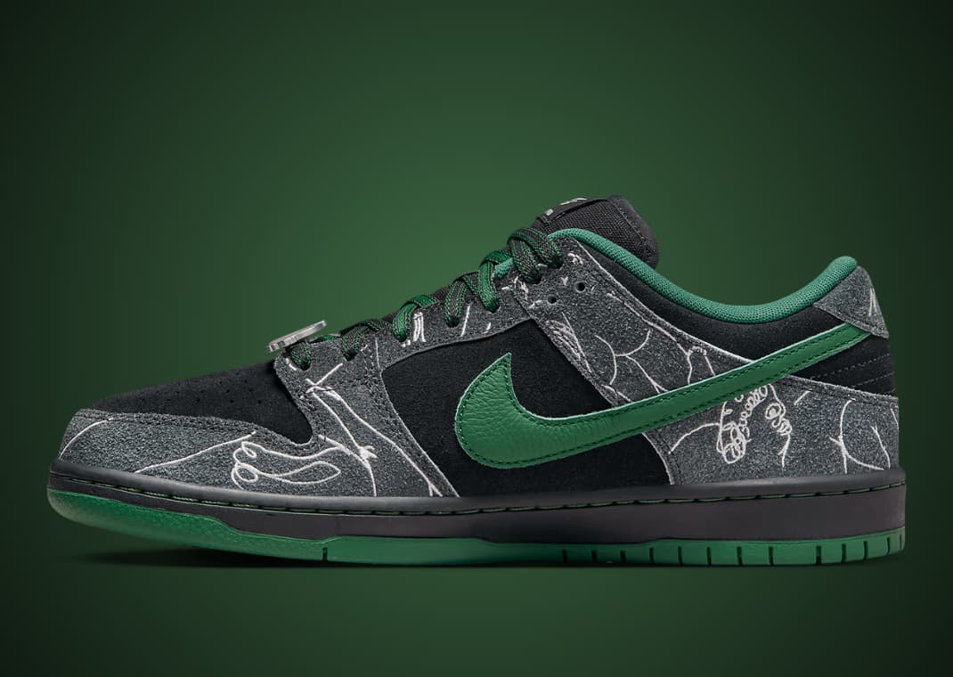 THERE Skateboards x Nike SB Dunk Low Medial