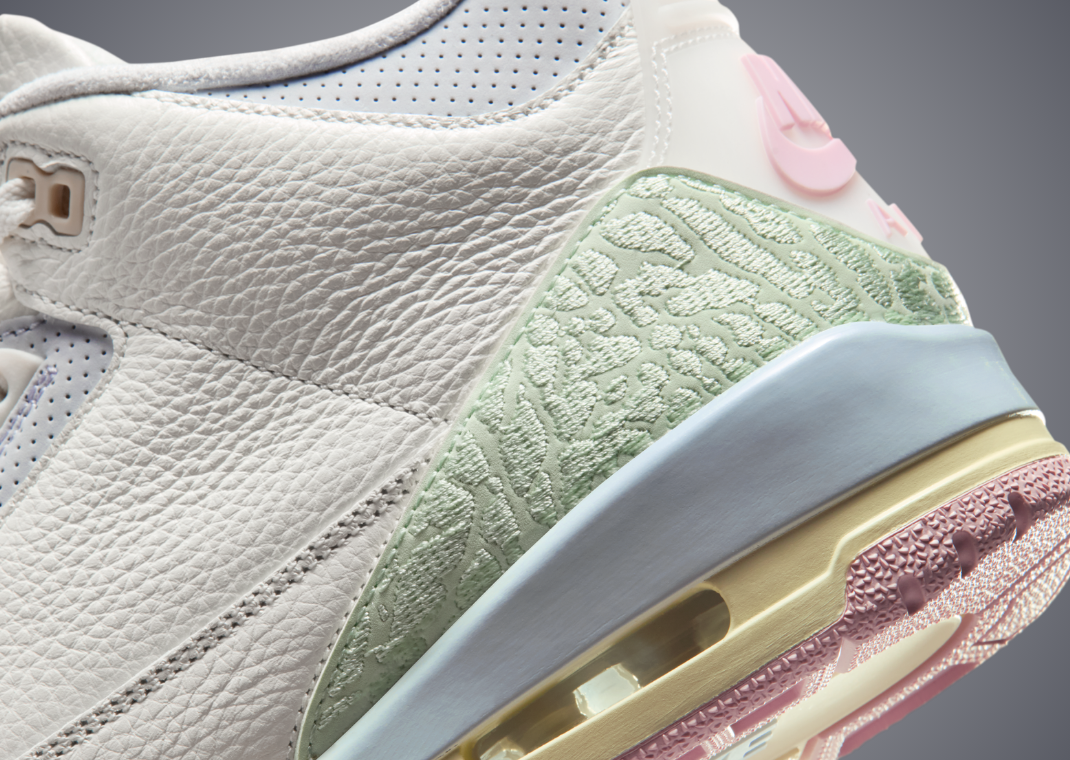 Air Jordan 3 Spring is in the Air - Heel Detail