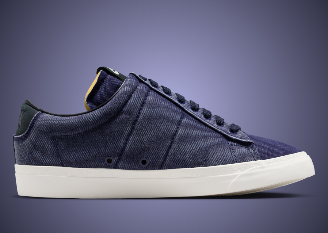 Devin Booker x Nike Blazer Low College Navy - Medial
