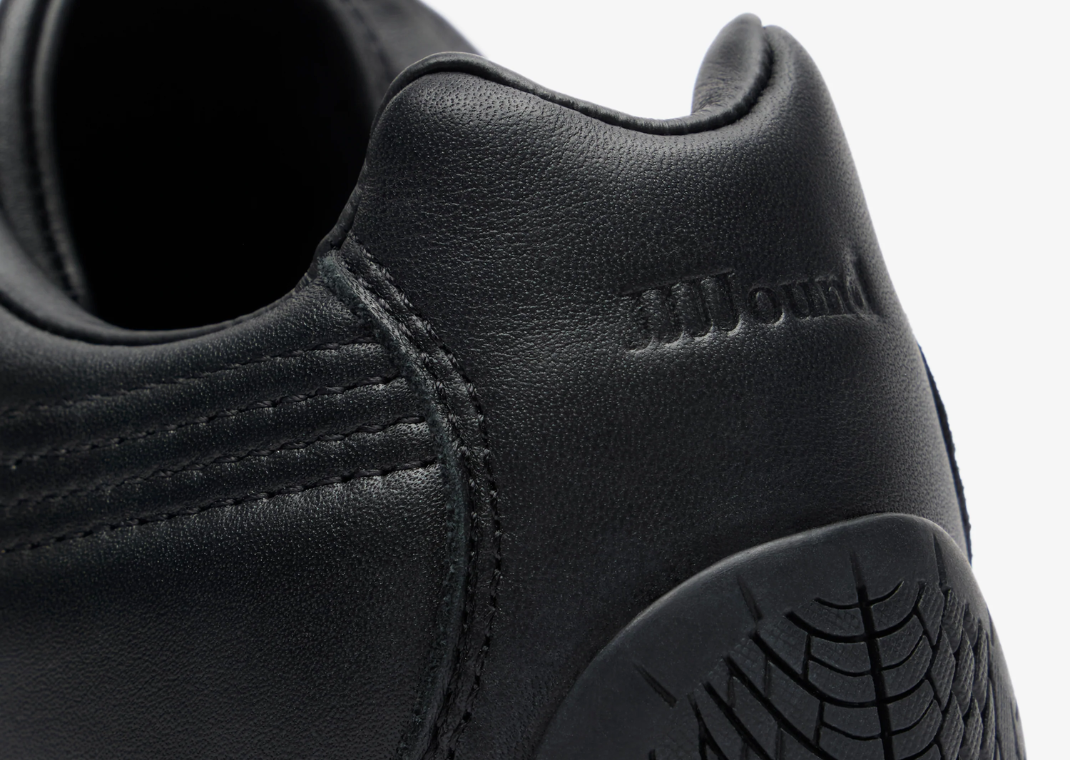 JJJJound x Puma Speedcat Leather Black Heel Detail
