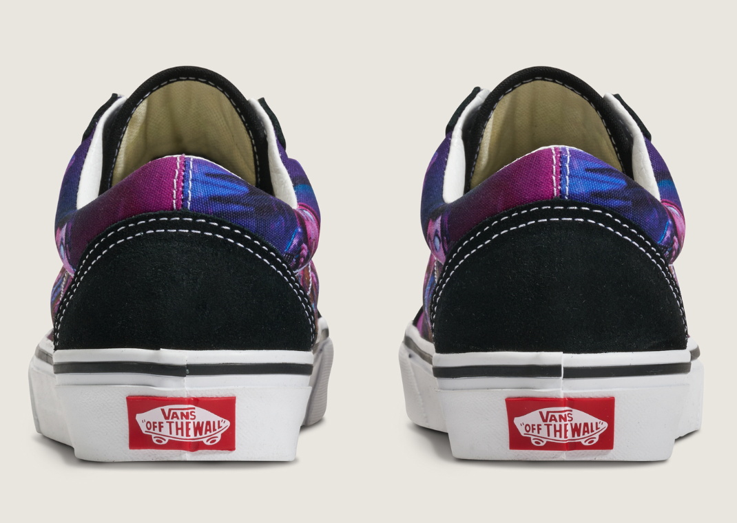 K-Pop Demon Hunters x Vans Old Skool Black Purple (GS) - Back