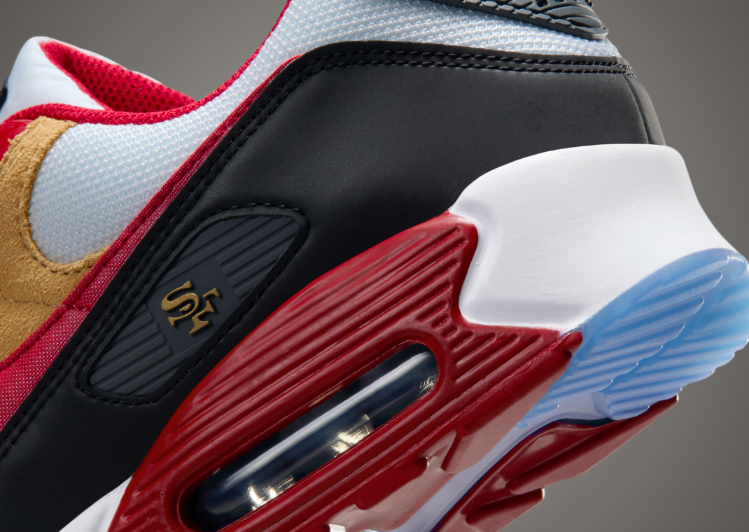 NFL x Nike Air Max 90 49ers Heel Detail