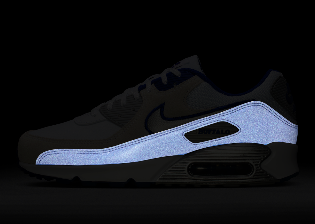 NFL x Nike Air Max 90 Buffalo Bills Lateral 3M