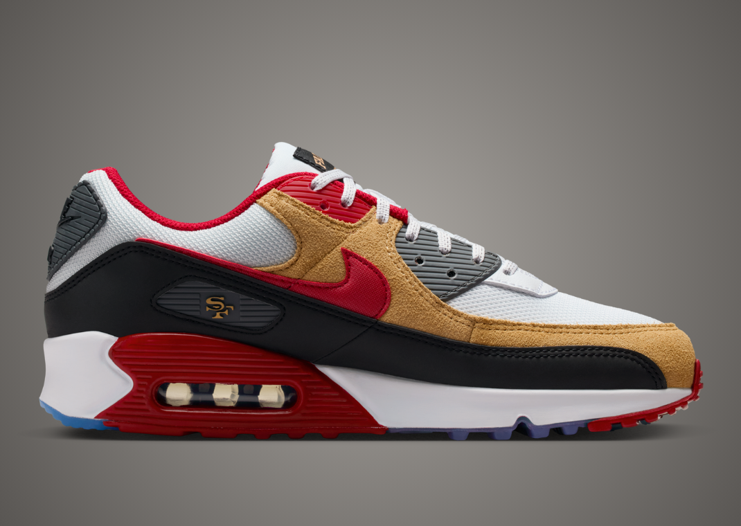 NFL x Nike Air Max 90 49ers Medial