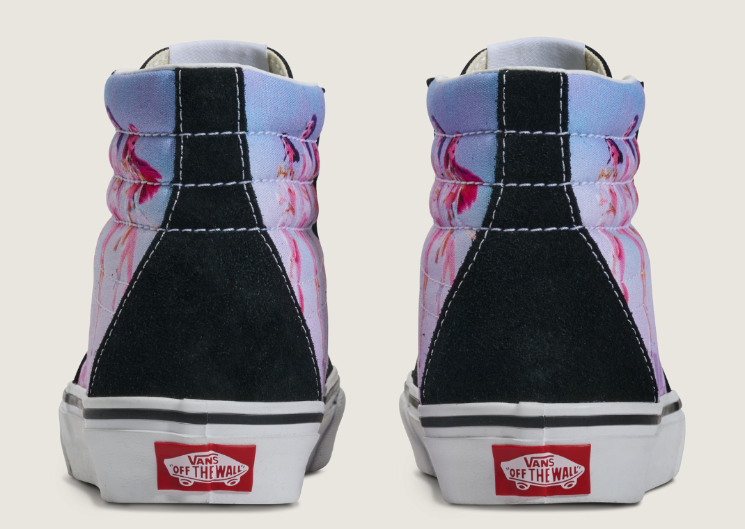 K-Pop Demon Hunters x Vans Sk8-Hi Black Light Blue (GS) - Back