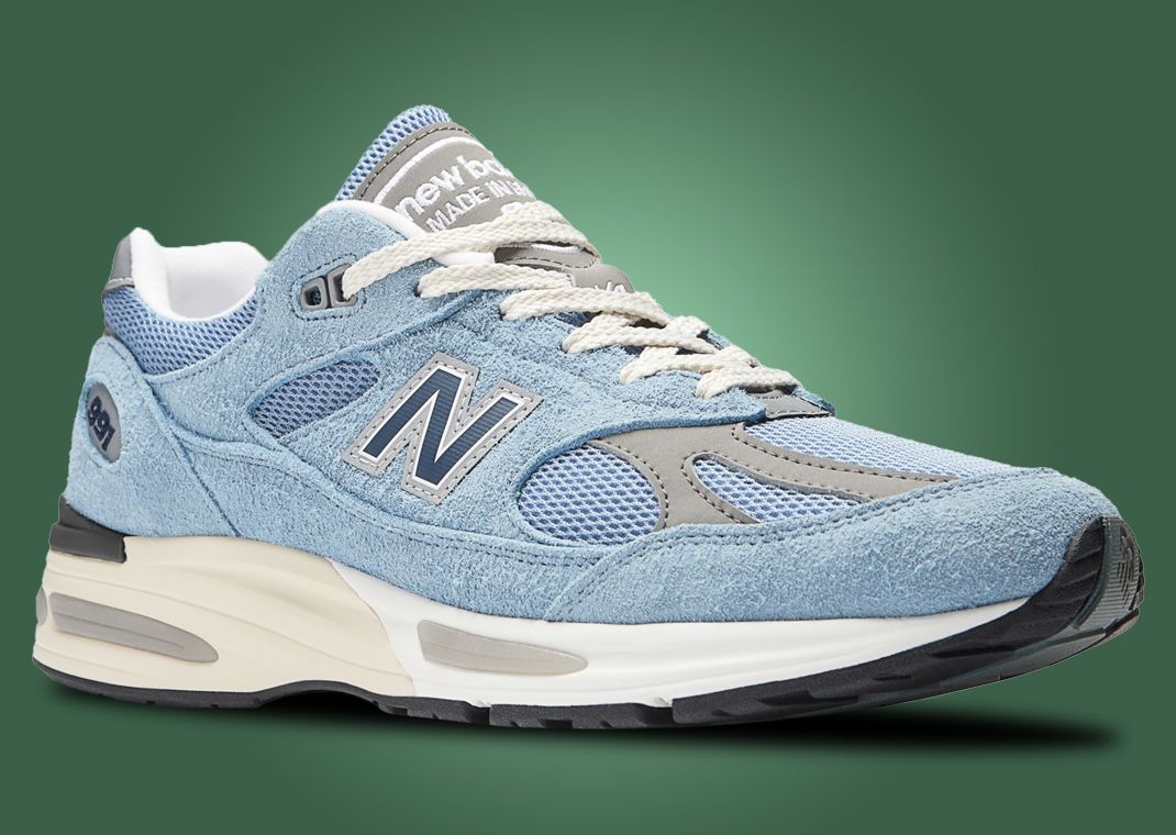 New Balance 991v2 Made in UK Celestial Blue Angle