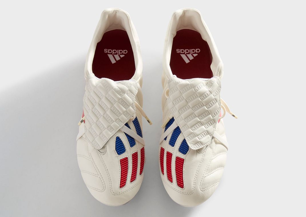 Kith x adidas Predator Mania Cleat White Vivid Red