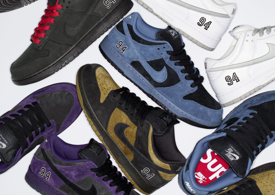 Supreme x Nike SB Dunk Low Collection