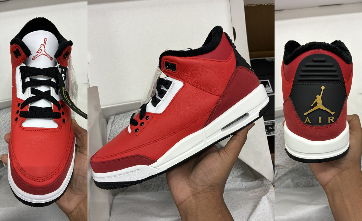 Jordan Brand’s Santa 3s Feature a Red Suit and Fuzzy Sockliner for some Holiday Spirit