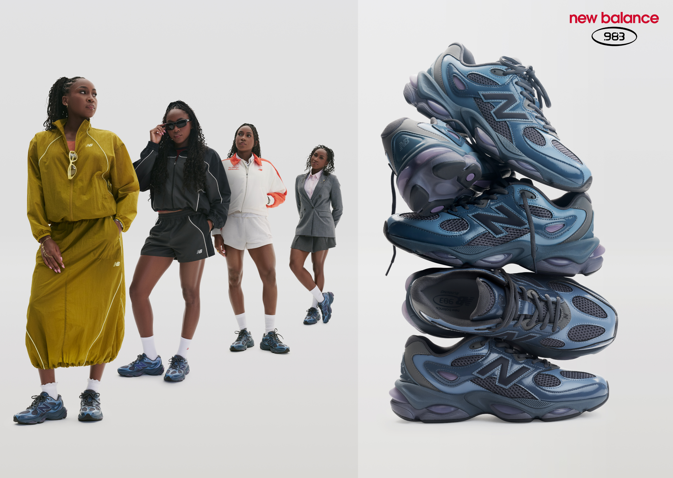 New Balance 983 worn by Coco Gauff