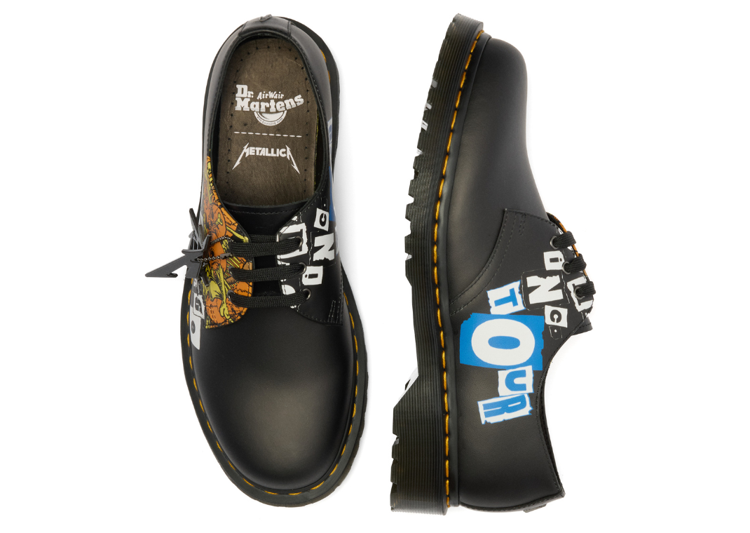 Metallica x Dr. Martens 1461 3-Eye Smooth Leather Shoe - Pair