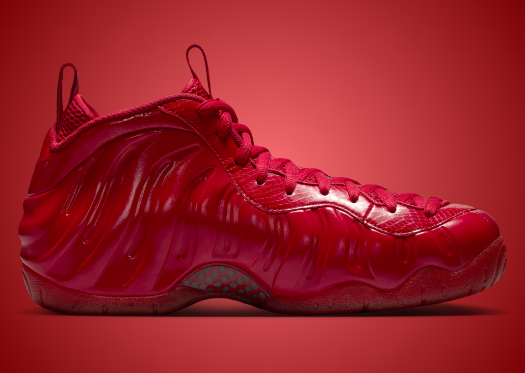 Nike Air Foamposite Pro Gym Red - Medial