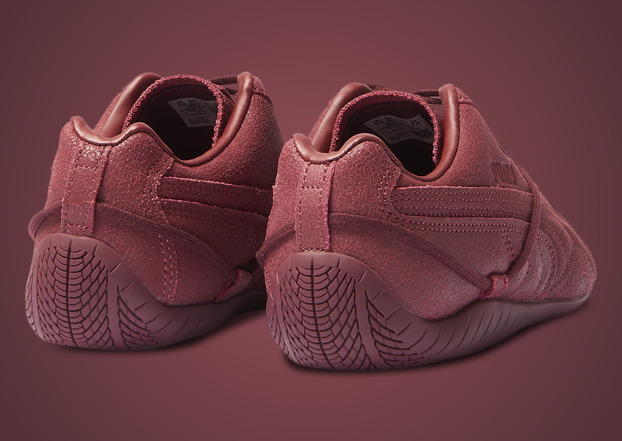 Rose x Puma Speedcat Vintage Burgundy - Angle