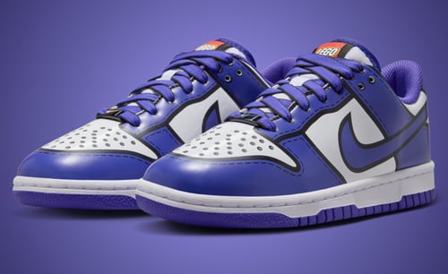 LEGO x Nike Dunk Low White Bright Concord (GS)