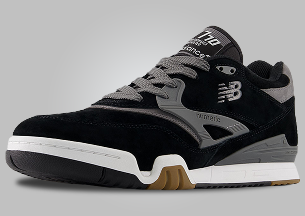 New Balance Numeric 770 Black/Grey - Angle