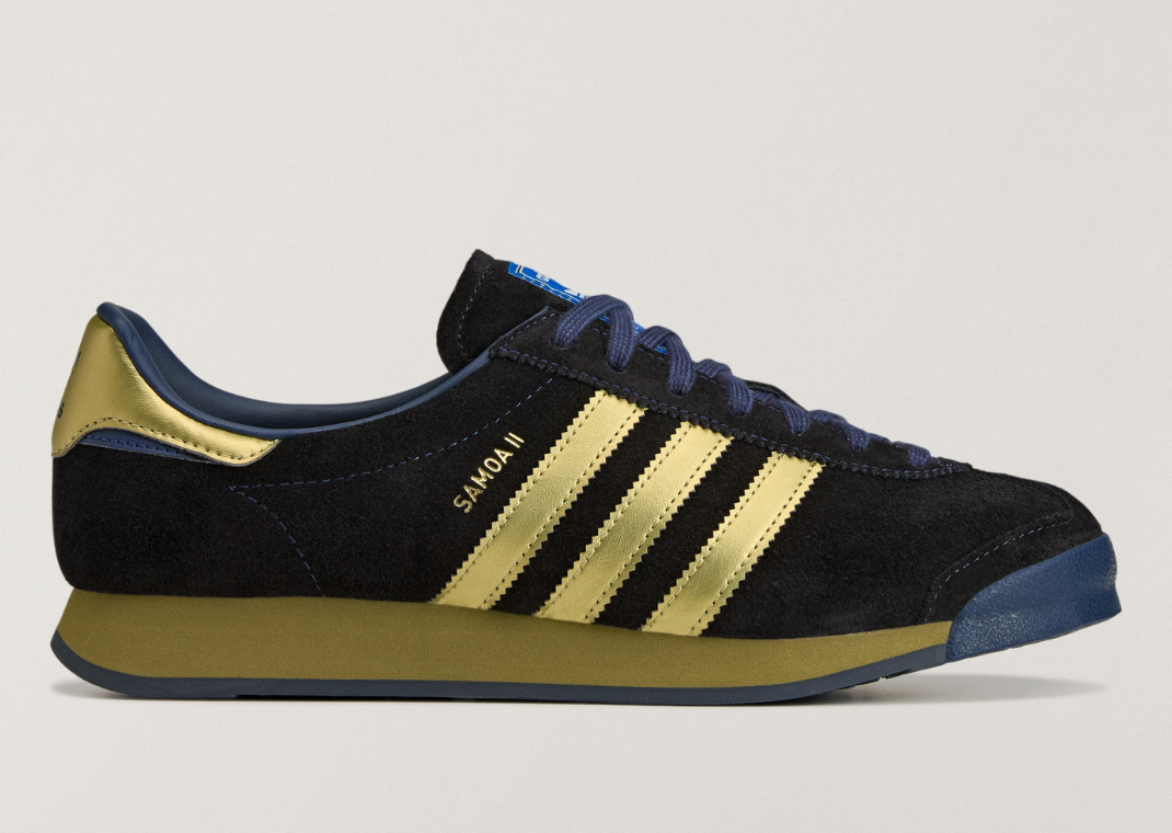 adidas Samoa II SPZL Black Gold - Lateral