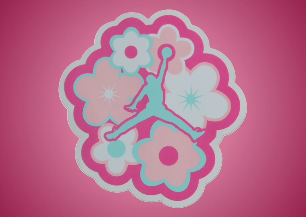 Air Jordan 3 Retro Spring Flowers (GS) - Stickers