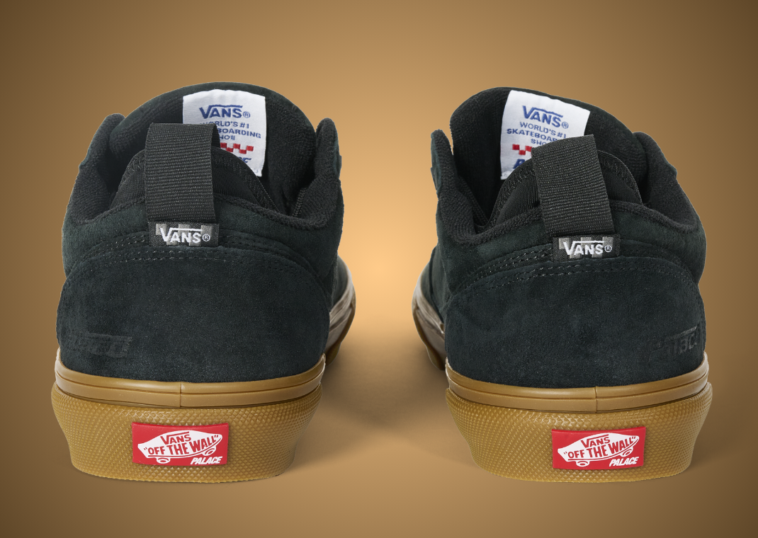 Palace x Vans Low 2 Black Heel