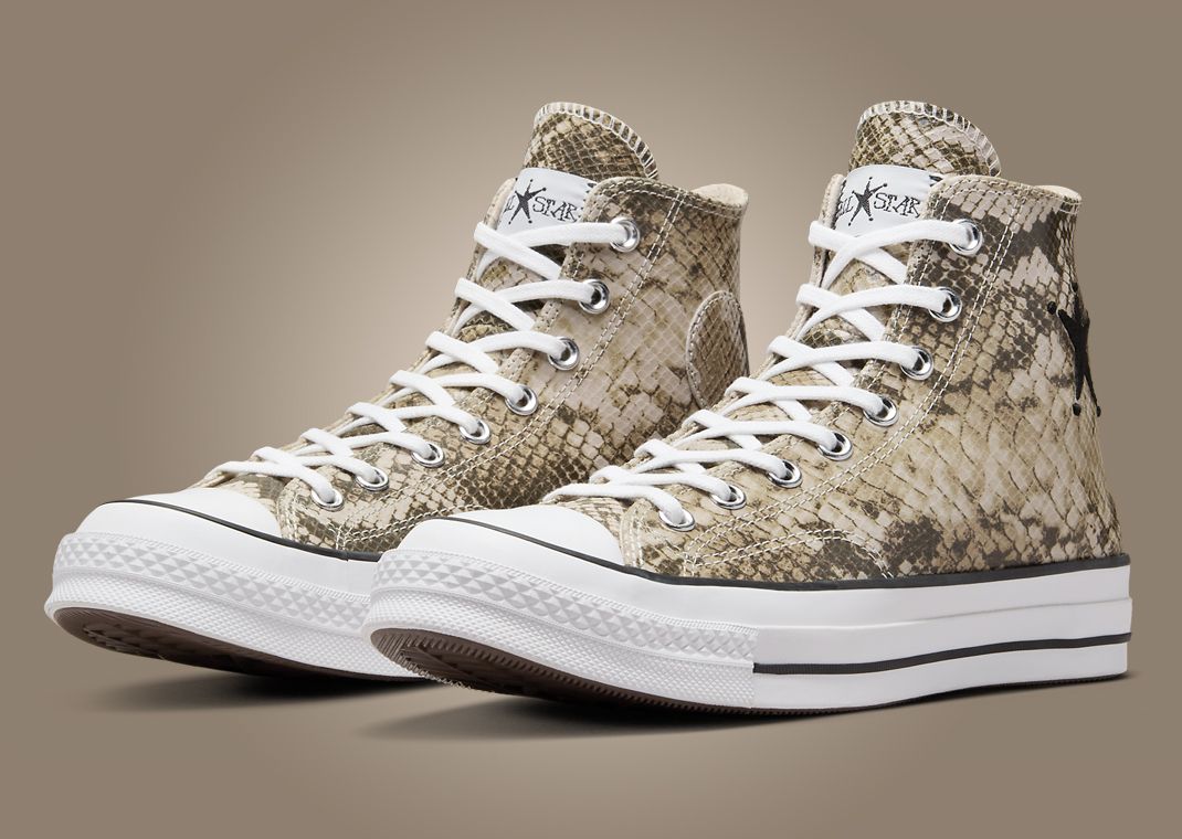 Stussy x Converse Chuck 70 Snakeskin