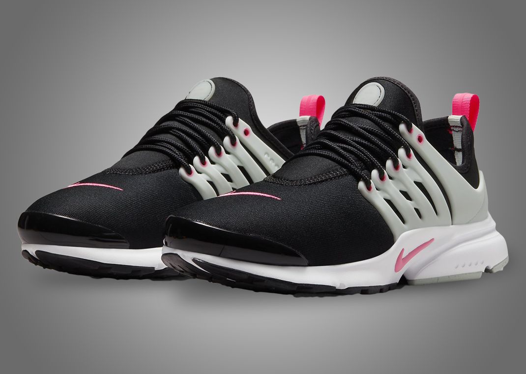 Nike Air Presto Black Hyper Pink Light Silver (W)