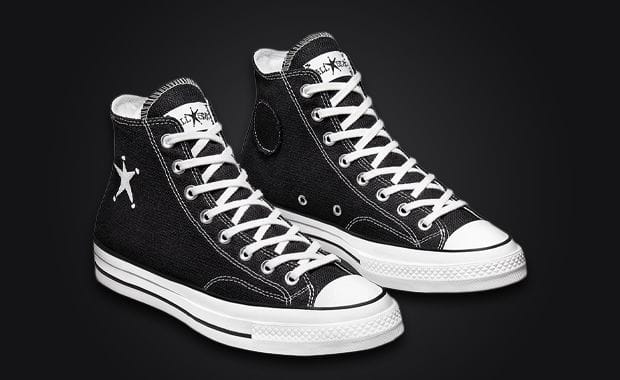 The Stussy x Converse Chuck 70 Hi Black is Restocking December 2023