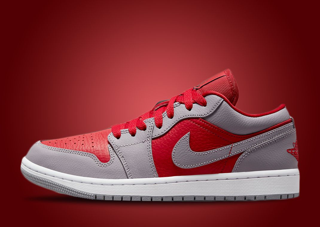 jordan 1 red and white split