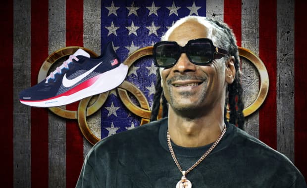 Snoop Dogg ran in the Nike Pegasus 41 at the 2024 Olympic Trials