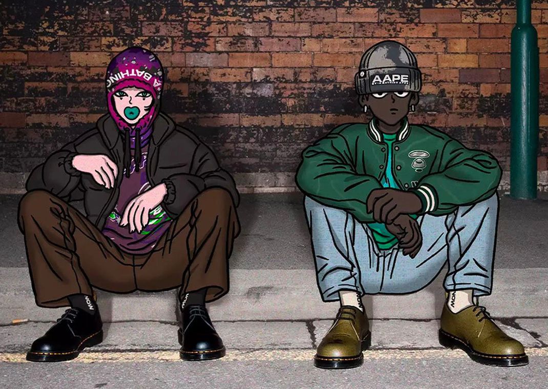 AAPE x Dr. Martens 1461 Collaboration