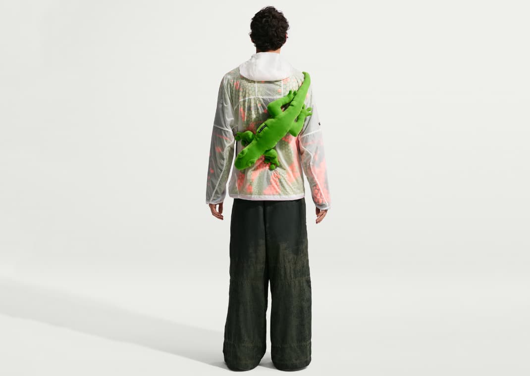 Nike ACG x Cactus Plant Flea Market SS26 anorak with lizard bag packaging detail