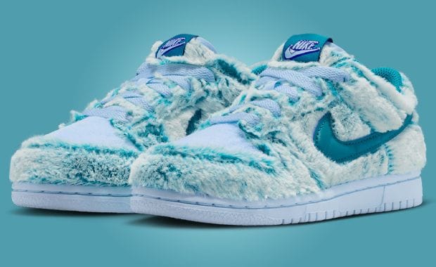 Nike Goes Yeti Mode for Fuzzy Abominable Snowman Grade School Dunk Low