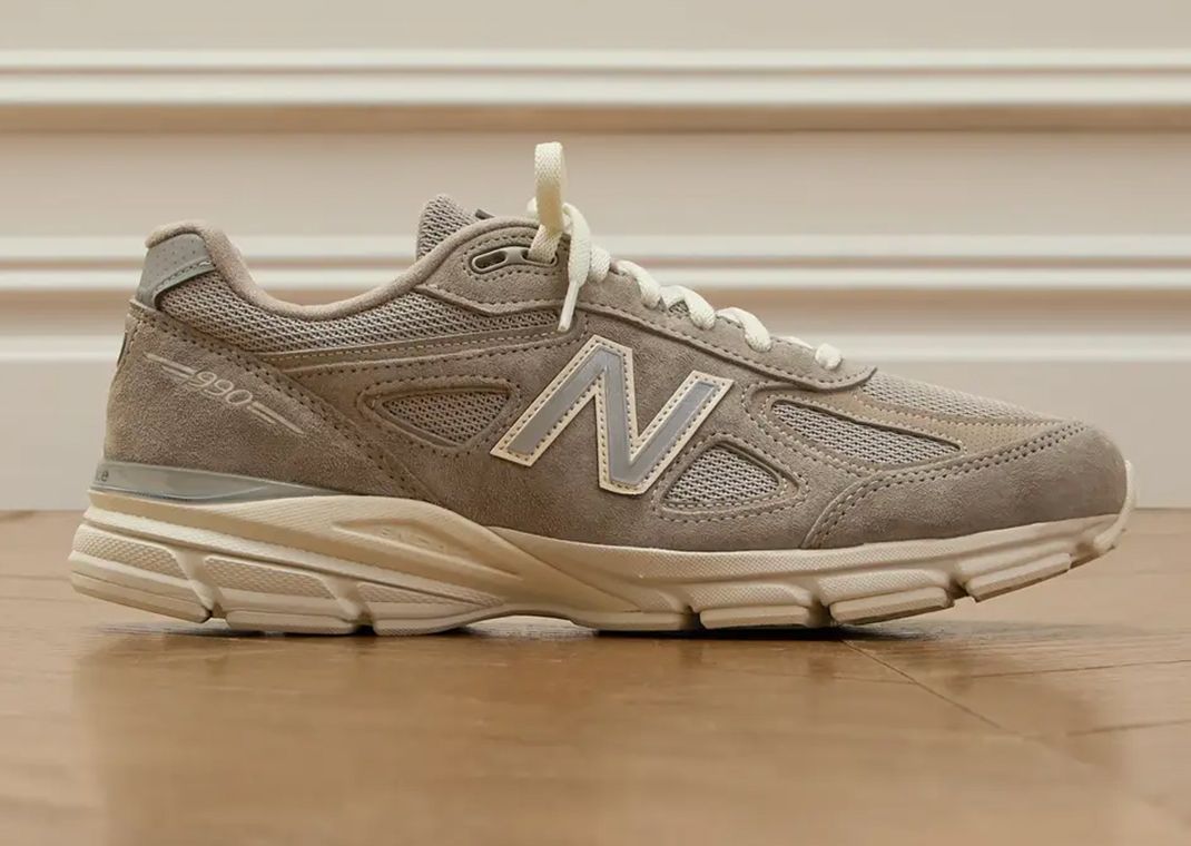 The Kith x New Balance 990v4 Made in USA Moonrock Releases October 