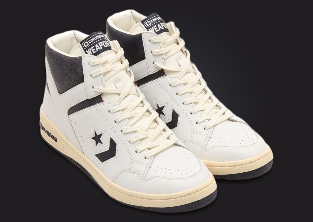 Converse Weapon Vintage Hi Egret Black