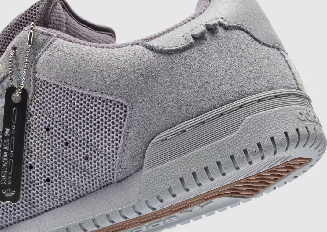 The Whitaker Group x adidas Powerphase Puff Do Not Duplicate Grey - Heel Detail