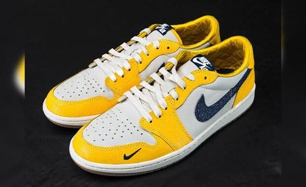 Detailed Look At The Air Jordan 1 Retro Low OG Michigan PE