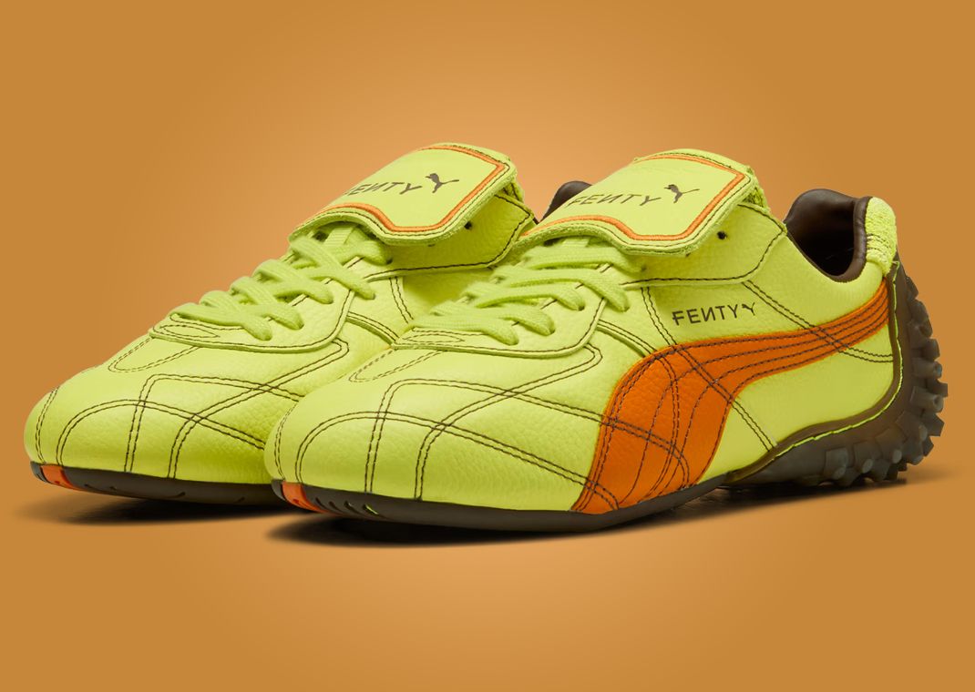 Fenty x Puma Avanti LS Stitched Lime Green Angle