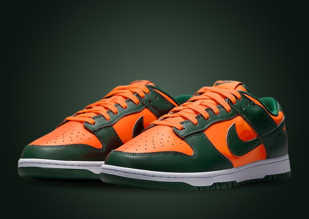 Nike Dunk Low "Miami Hurricanes"